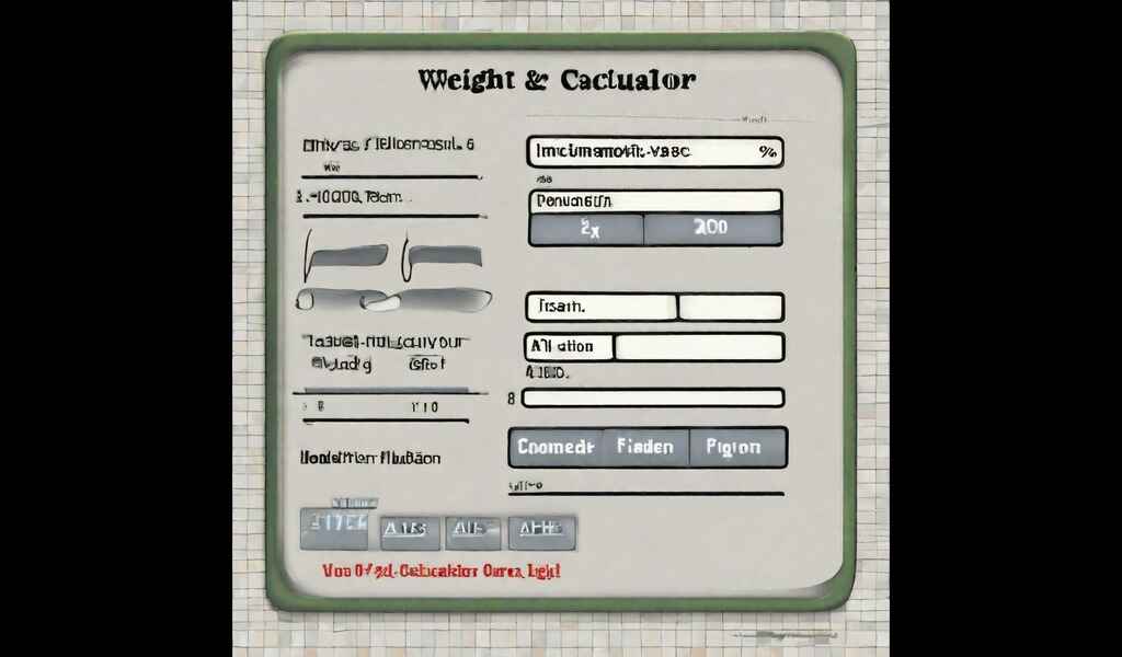 Ideal weight Calculator;calculates your weight relative to the height